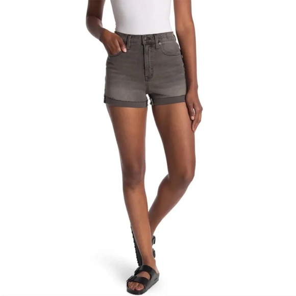 MADEWELL High-Rise Denim Short in Slater Vintage Wash size 28 - Picture 1 of 13
